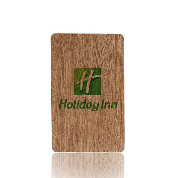 Farbige Vingcard aus Holz für die Hotelschlüsselkarte