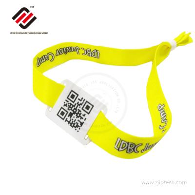 Festival Ticketing RFID Fabric Wristband
