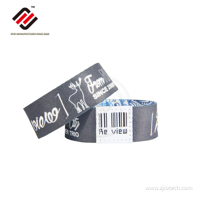 13,56 MHz NFC-Armband aus elastischem Stoff, Polyester-Stretchband 