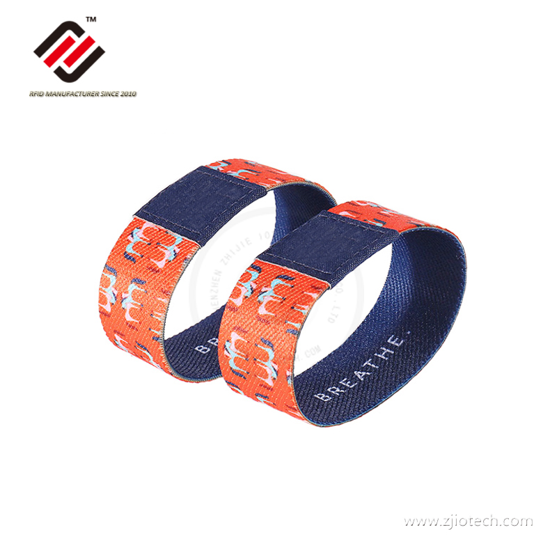 Passives RFID ISO15693 I CODE SLIX Stretch-Webarmband 