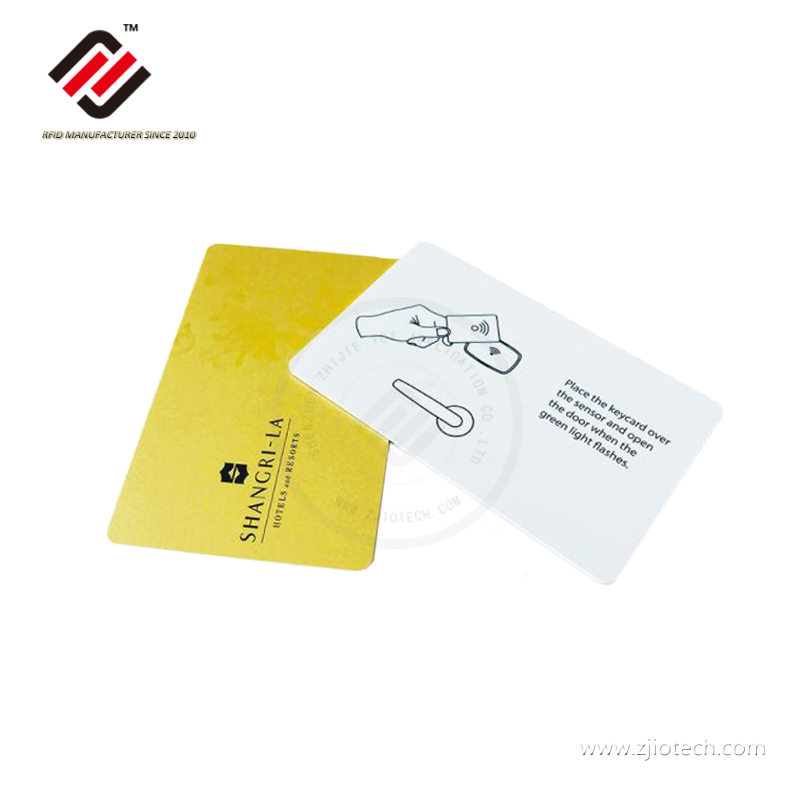 benutzerdefinierte ISO14443A HF-RFID-Hotelschlüsselkarten
 