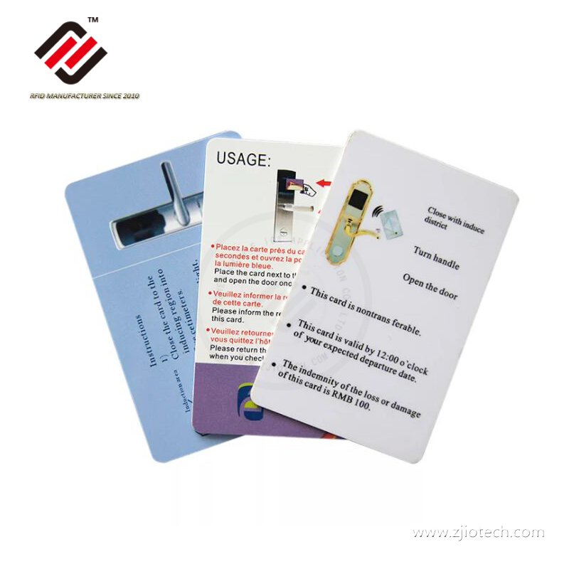 individuell bedruckte RFID-Zugriffskarte für Hotelkontrollen für das orbita RF-Schloss
