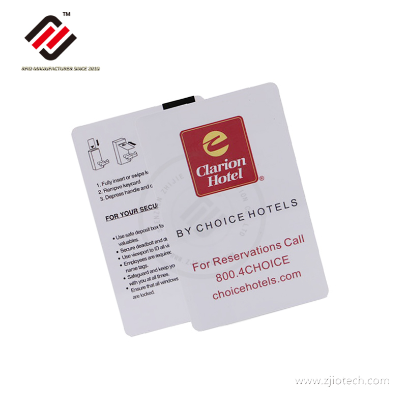 individuell bedruckte RFID-Zugriffskarte für Hotelkontrollen für das orbita RF-Schloss
 