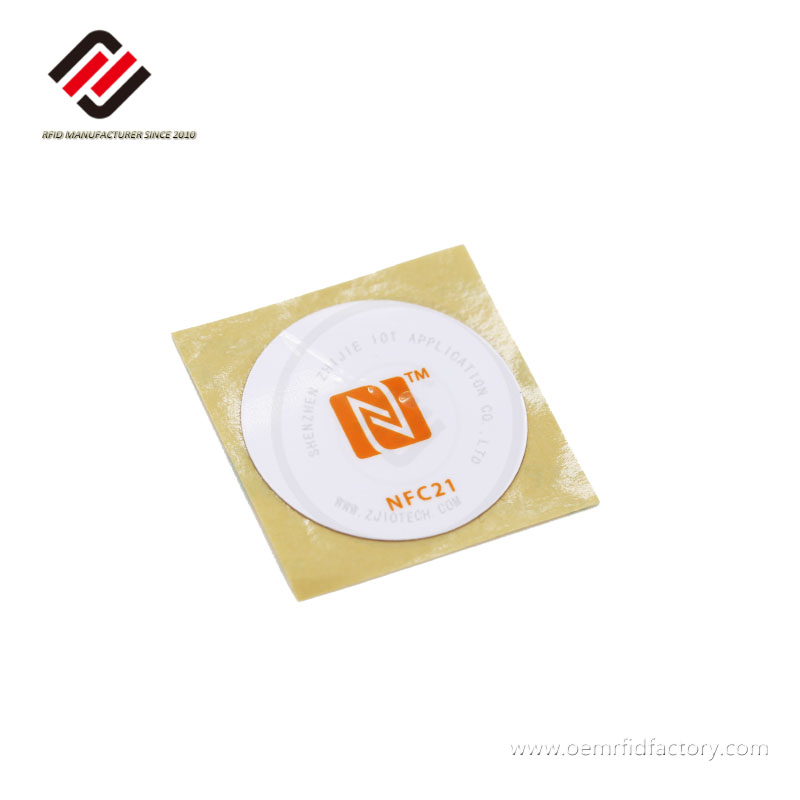 13,56 MHz Fälschungsschutz NFC-Aufkleber ICODE SLIX-Chipetikett 